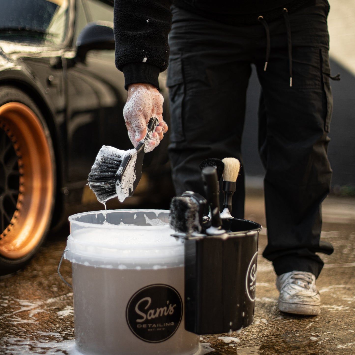 Flagged Tip Wheel Brush