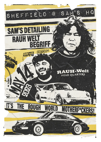 RWB Poster Tee - Sam's Detailing